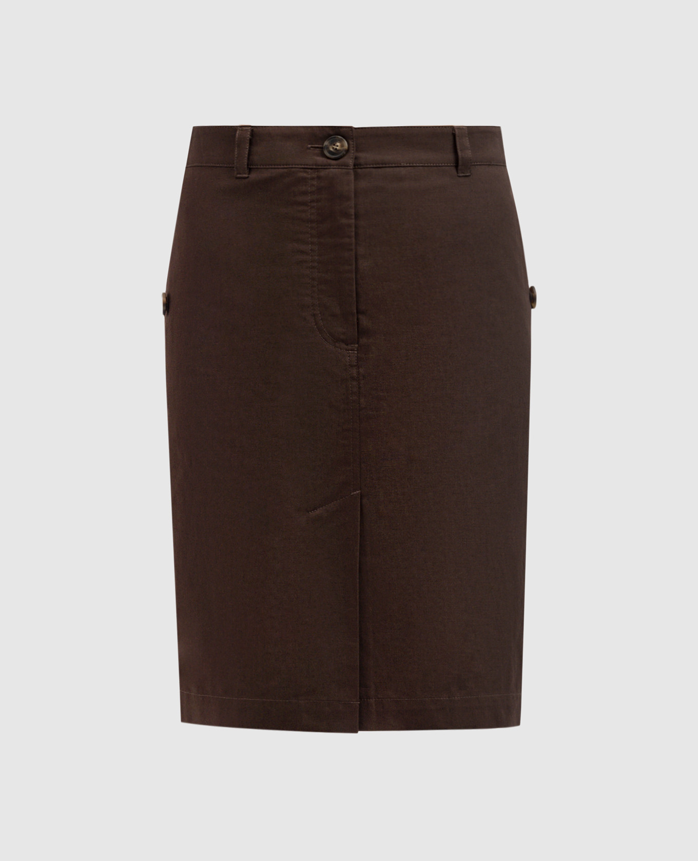 

JOAN brown linen skirt Max Mara Weekend