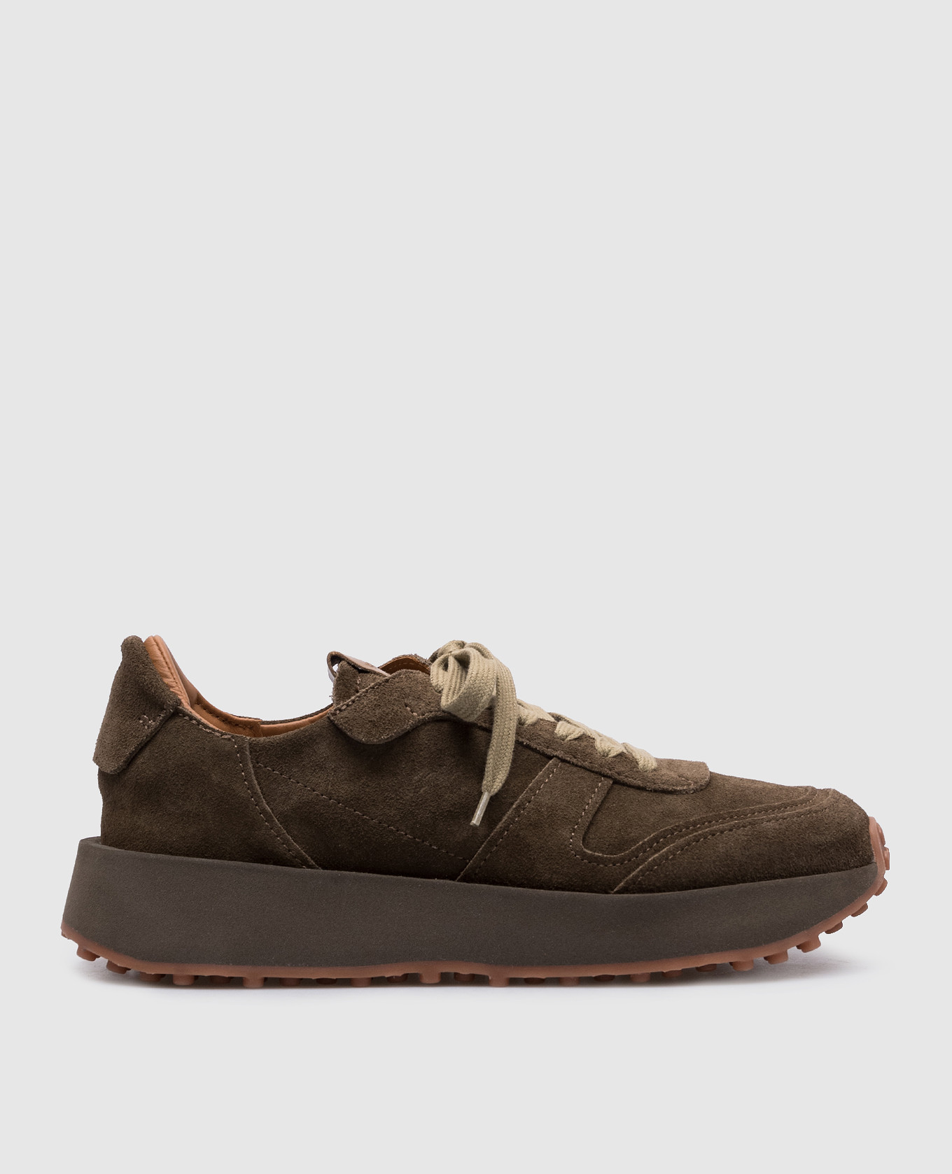 

FUTURA-X suede sneakers in khaki color BUTTERO