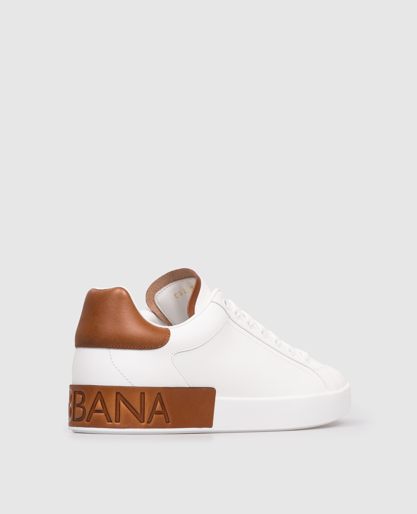 

Portofino white leather sneakers with logo Dolce&Gabbana