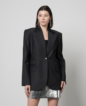 Materiel Black jacket with wool MSS24N1498BZBK