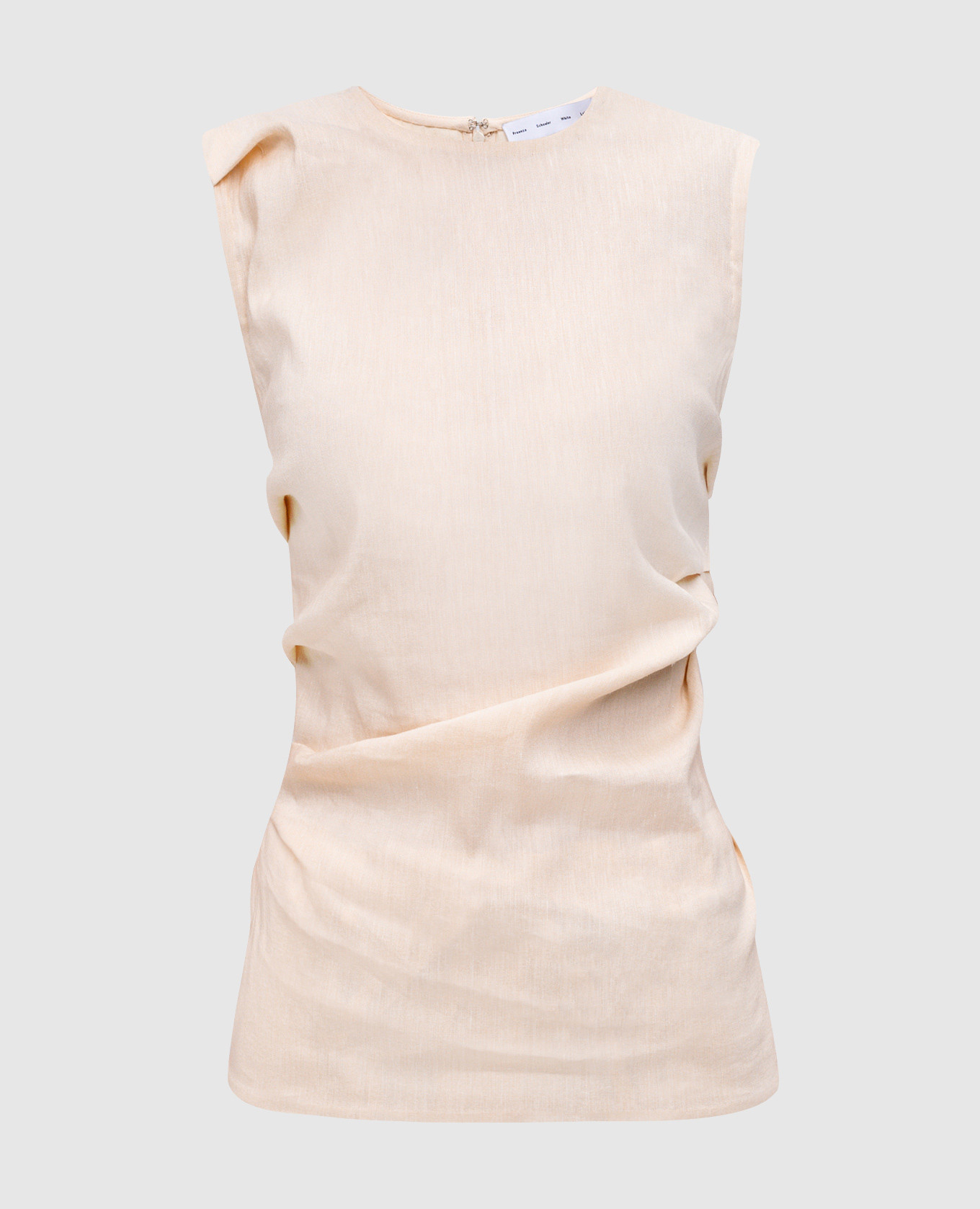 Anoushka yellow top with linen PROENZA SCHOULER
