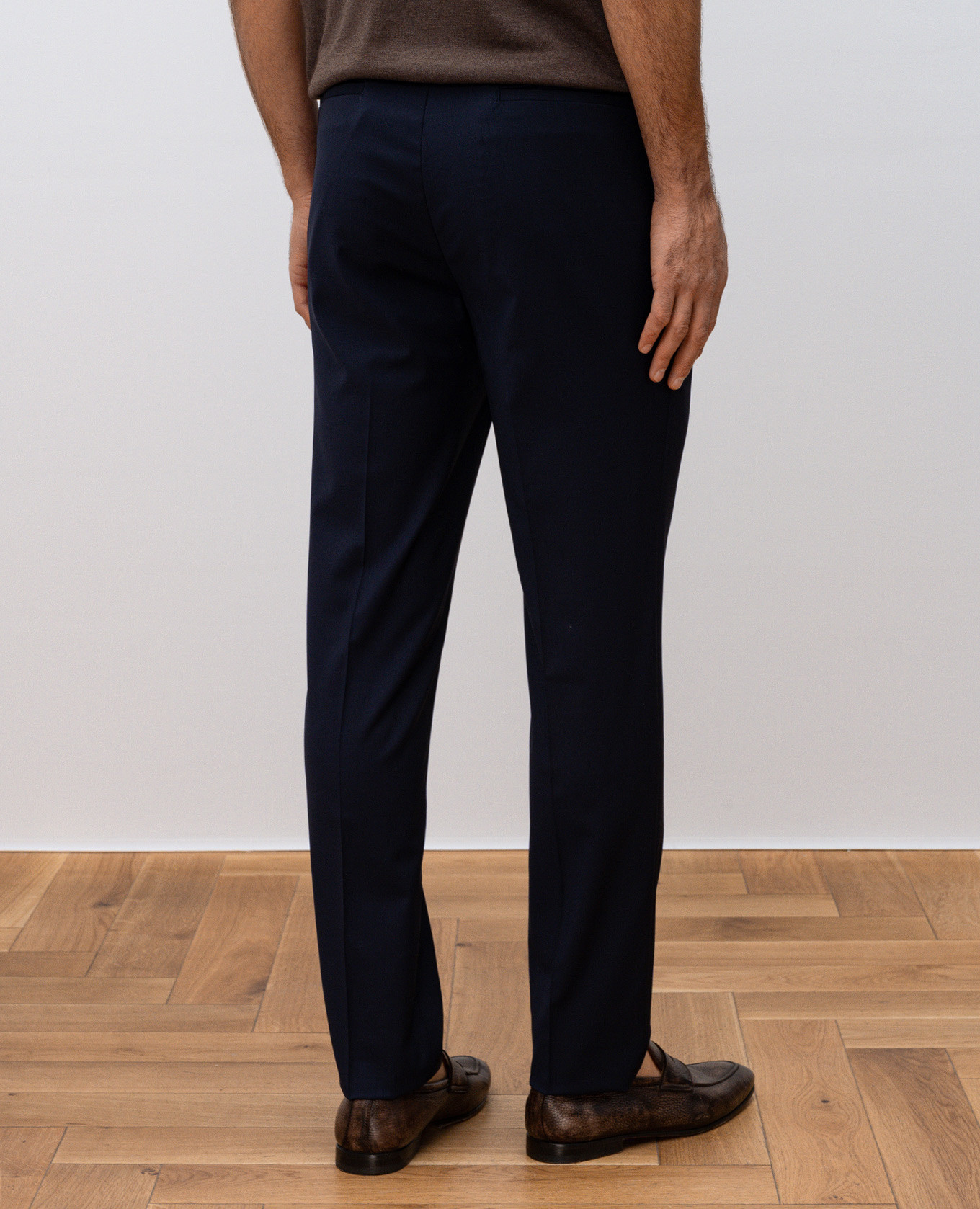 

Blue wool pants Enrico Mandelli