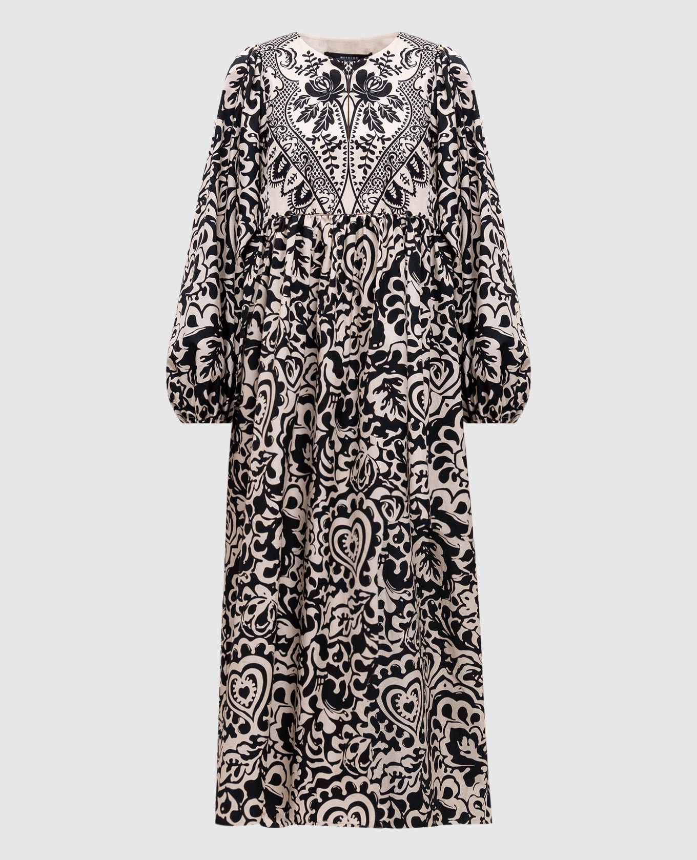 

ANZIO dress in contrasting print Max Mara Weekend, White
