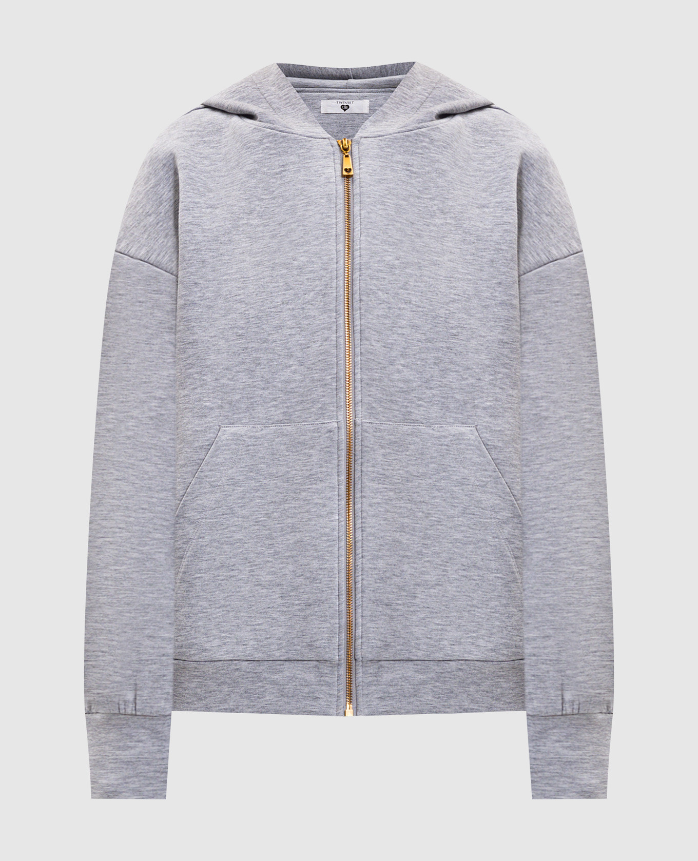 Grey melange sports jacket Twinset
