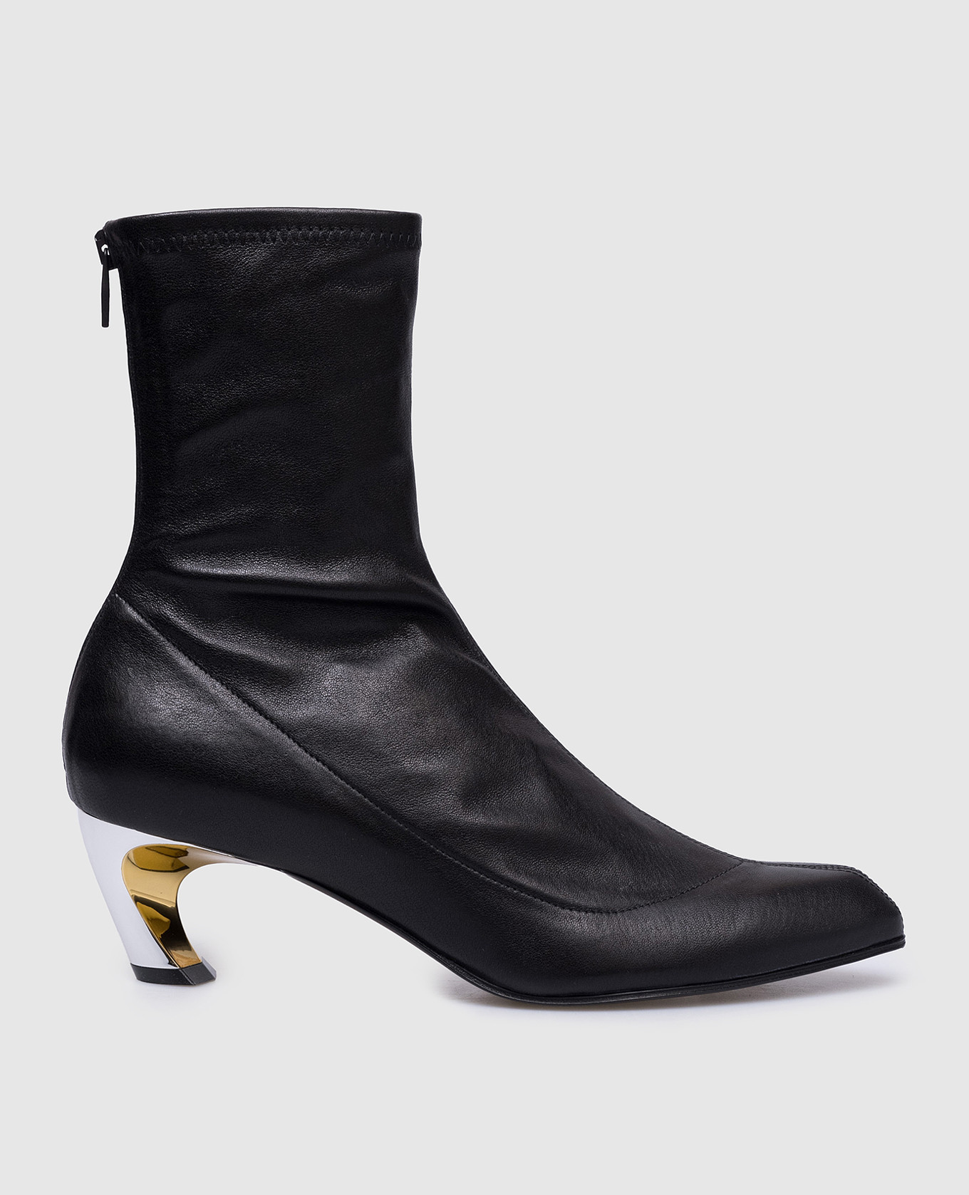 

Armadillo Black Leather Ankle Boots Alexander McQueen