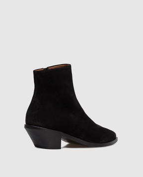 Marsell Stuzzichello black suede ankle boots MW6192P024