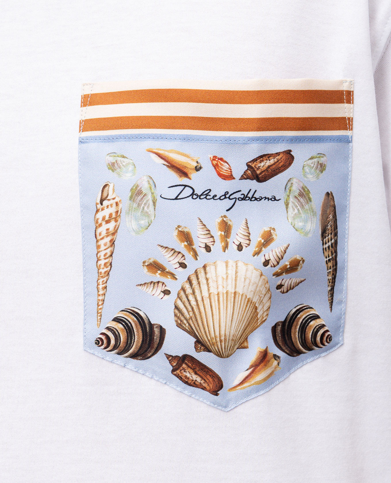 White silk printed t-shirt Dolce&Gabbana 4