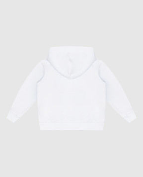 Dolce&Gabbana Children's blue sports jacket with monogram logo L1JWITG7O1H
