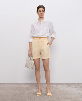 Woolrich Yellow checked shorts CFWWSH0051FRUT4070