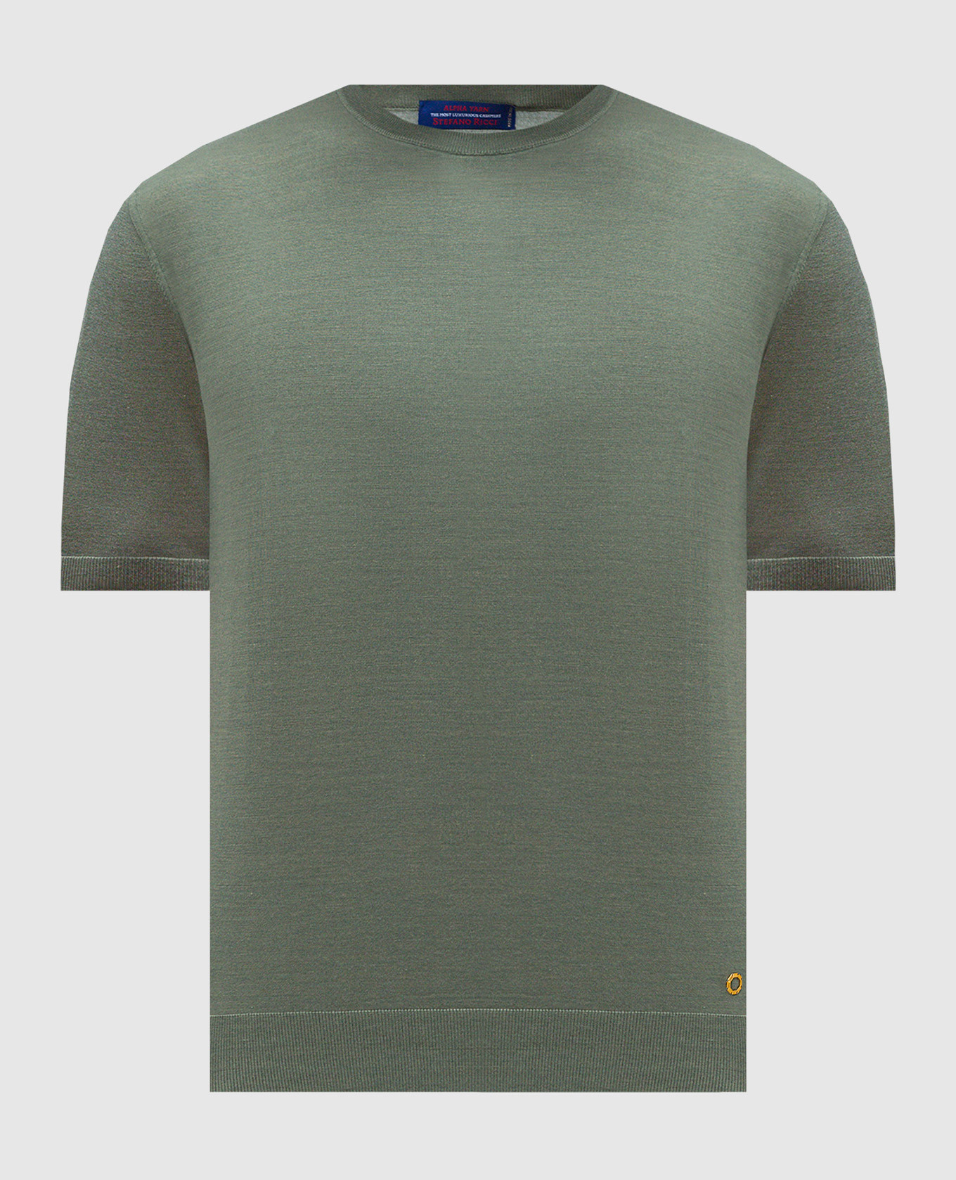 

Green wool, cashmere and silk jumper Stefano Ricci