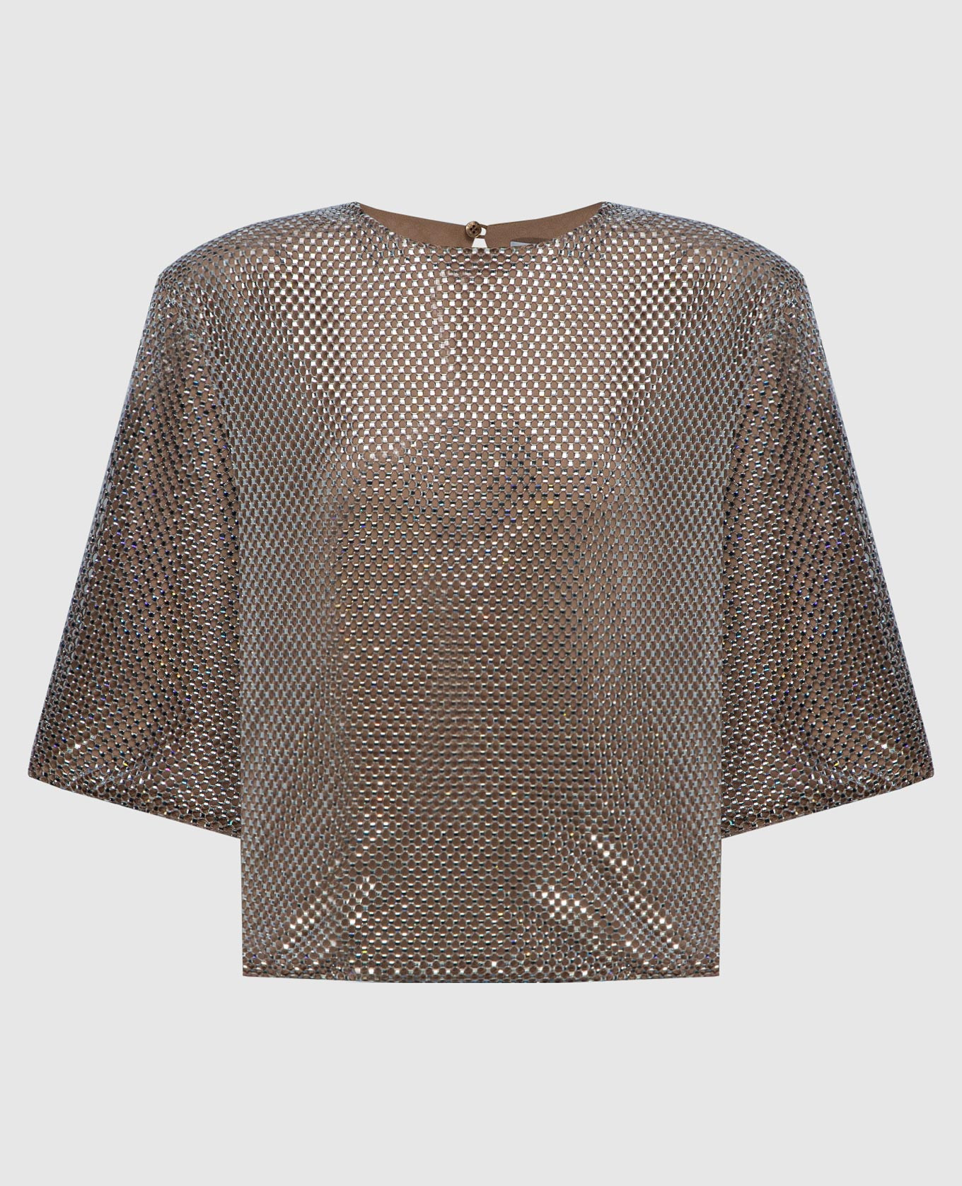 

Silver blouse with crystals Giuseppe Di Morabito Milano