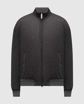 Stefano Ricci Gray wool and cashmere jacket MZJ5300014MA0020