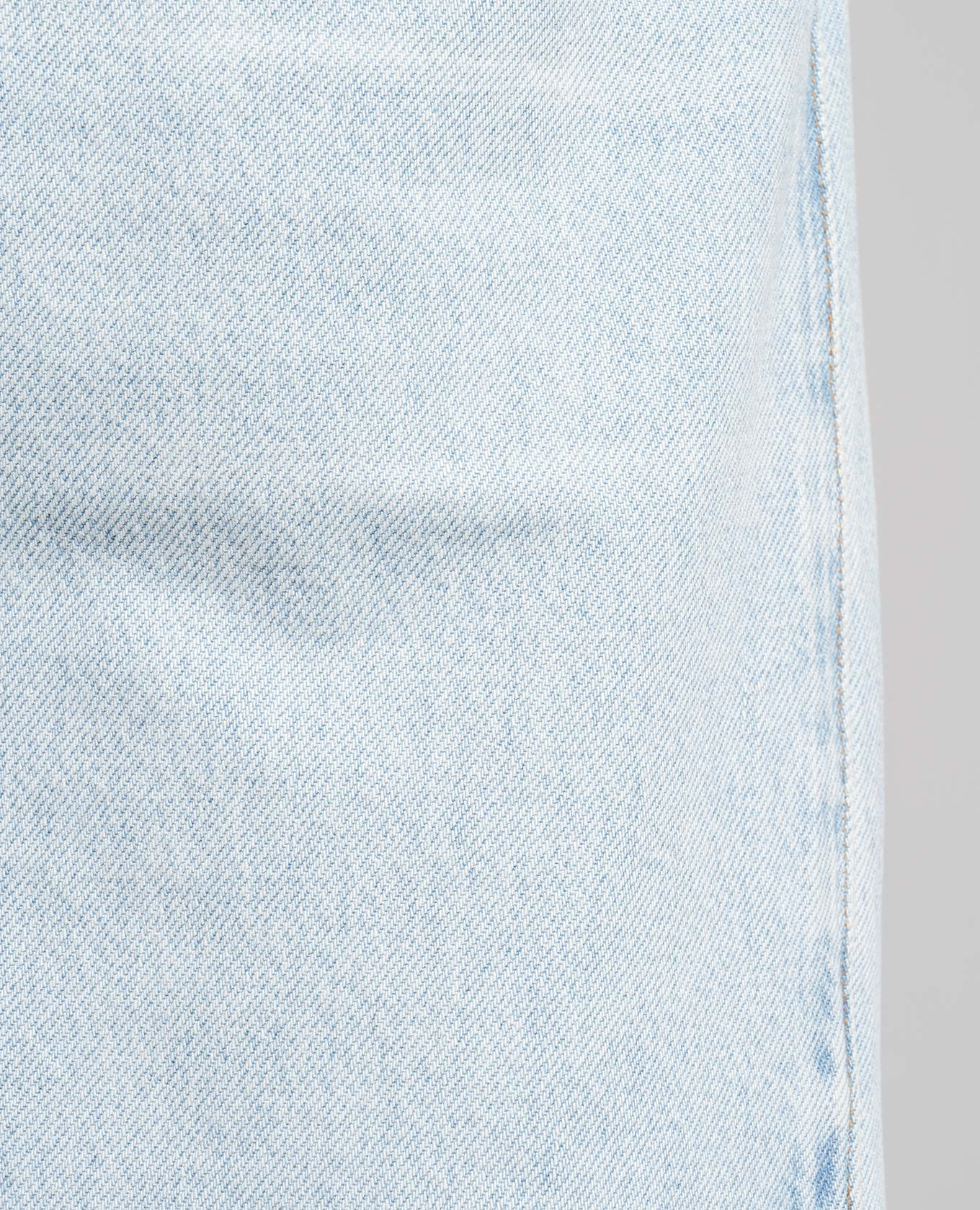Astrid blue denim skirt with slits AGOLDE 5