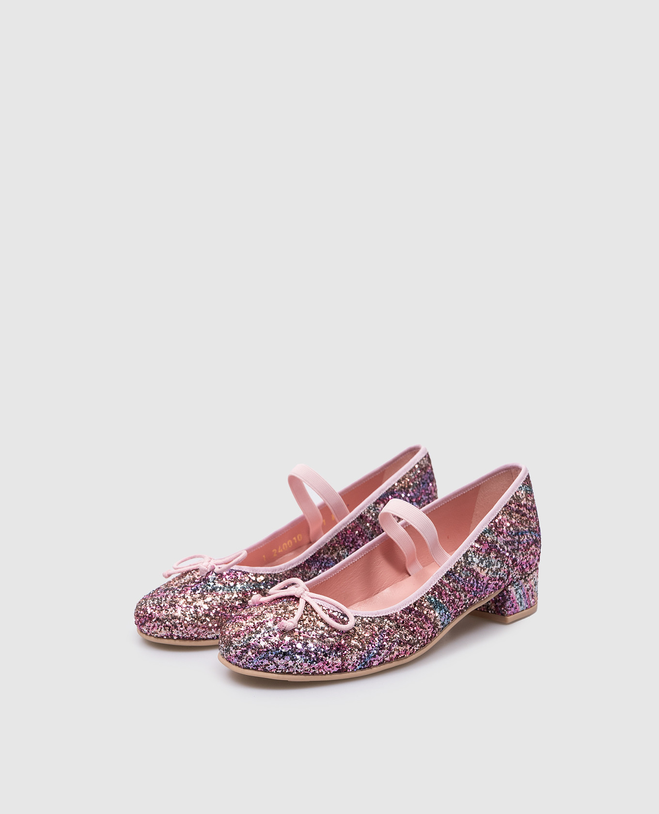 

Children's shoes Emma with glitter Pretty Ballerinas, White
