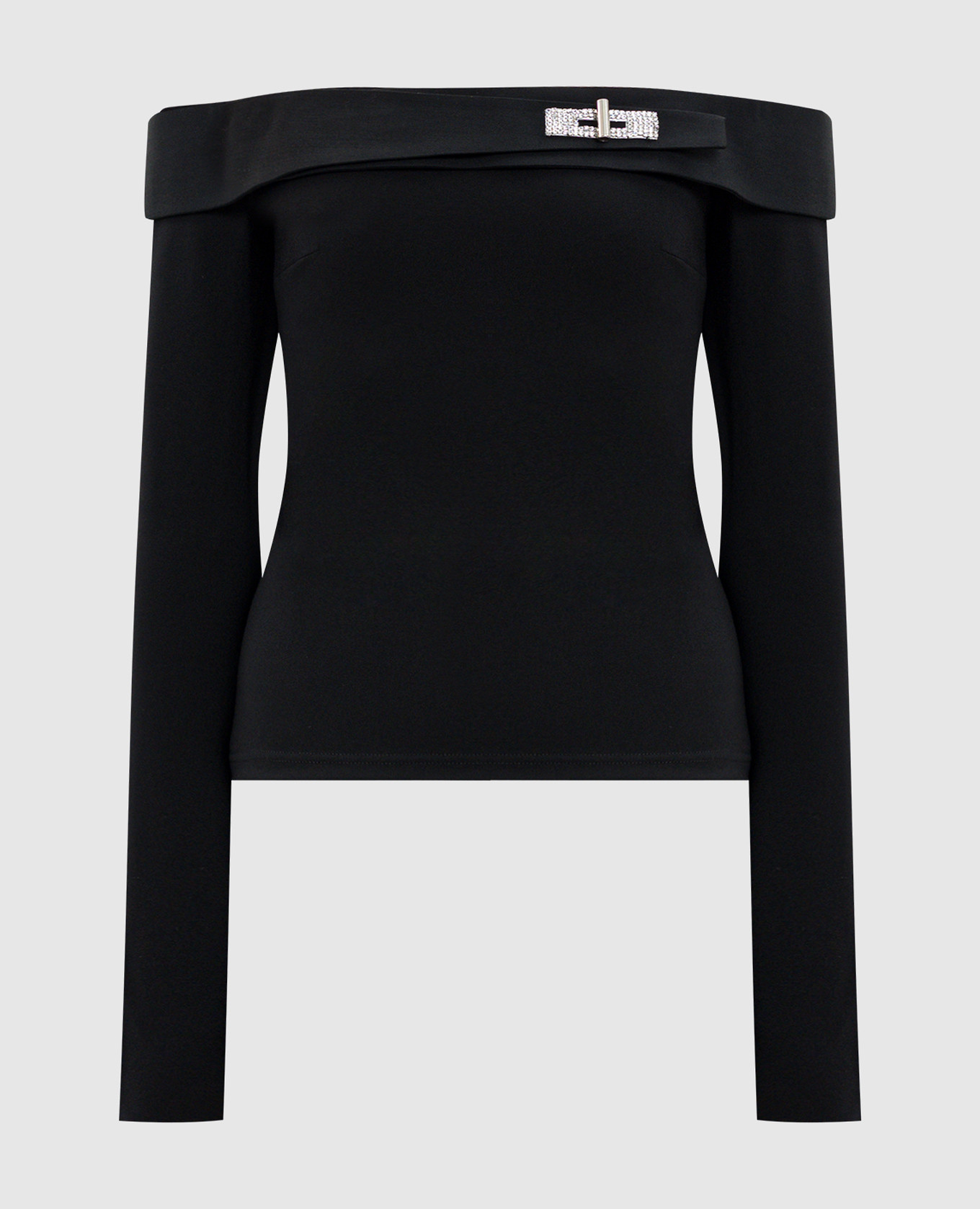 

Black off-shoulder top David Koma
