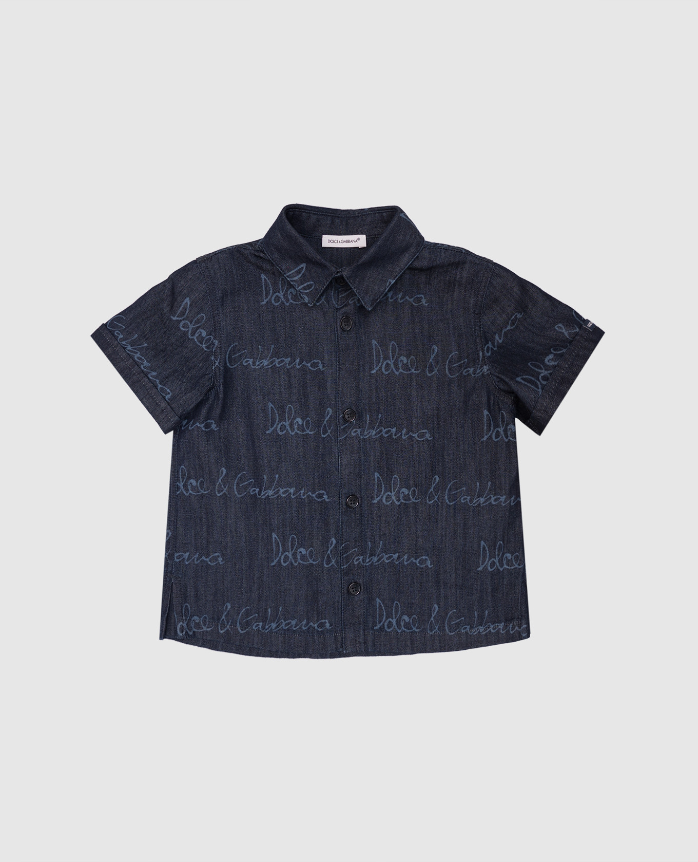 

Children's blue shirt with logo Dolce&Gabbana