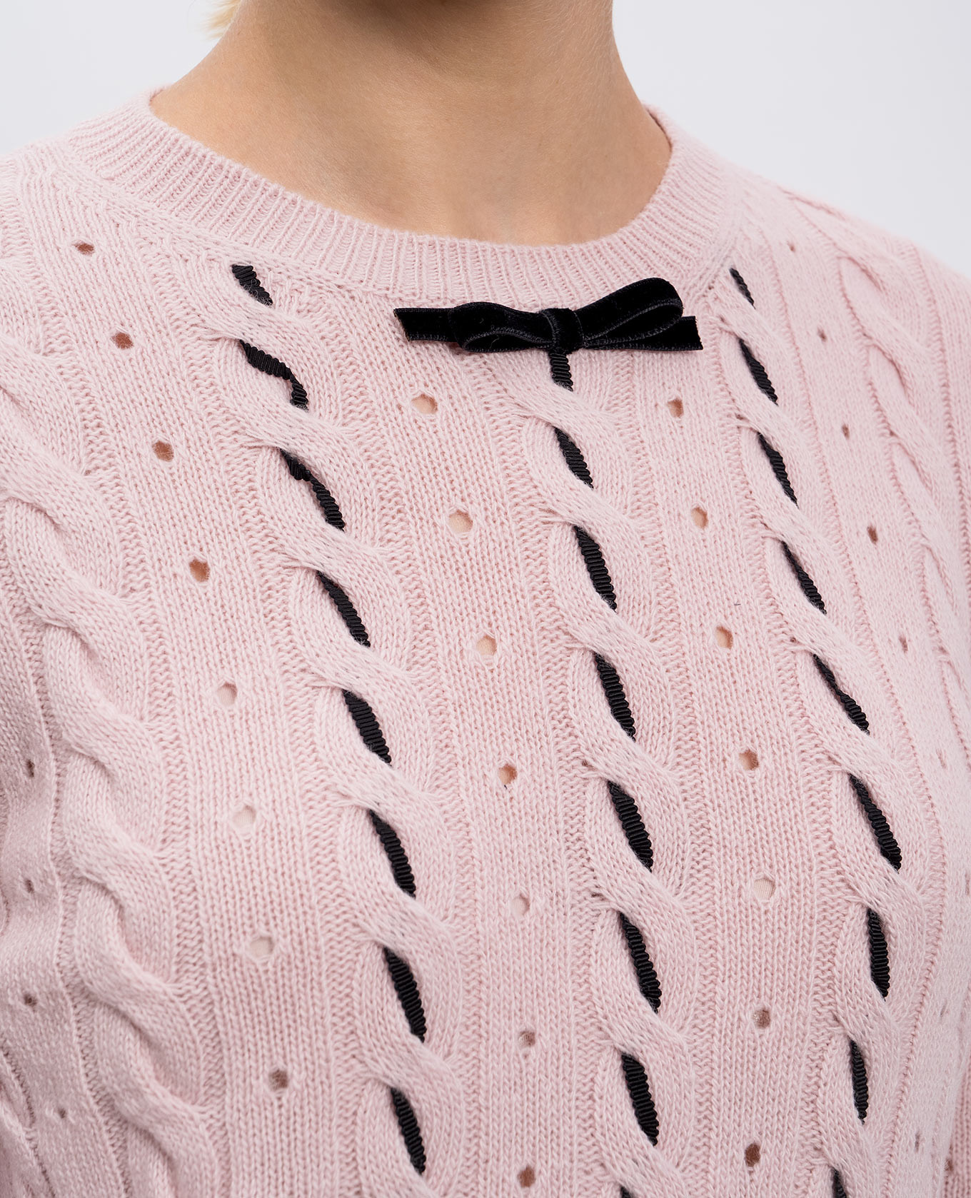 Pink wool jumper Valentino 5