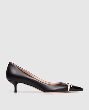 Valentino Bepointy black leather shoes 6W2S0LQ0DAL