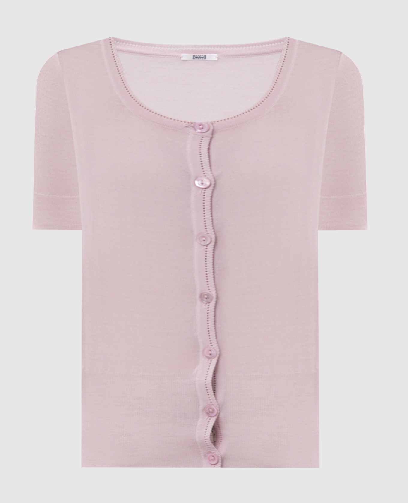 Pink cardigan made of wool wolford