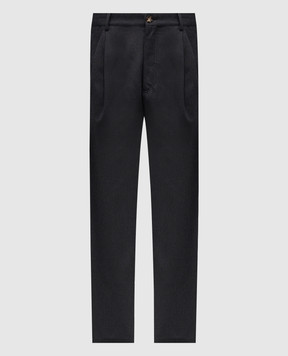 Brunello Cucinelli Gray pants with wool ME262S2480