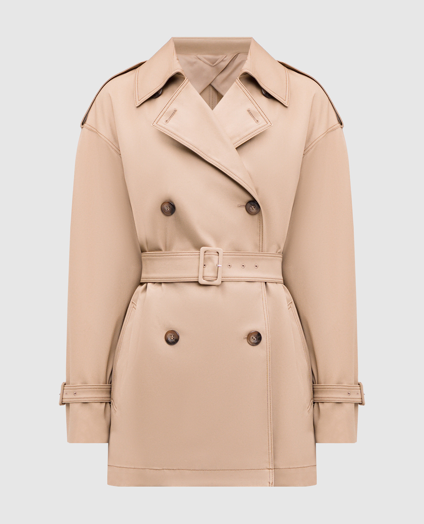 Nou Max Mara Beige double-breasted OTTAVO trench coat