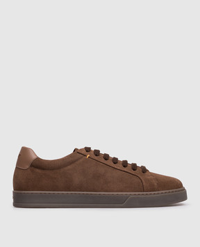 Doucal's Brown suede sneakers DU3483SPENPF796