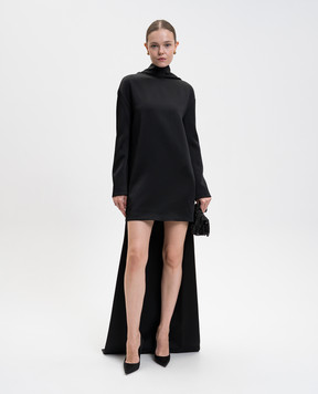 Tom Ford Black asymmetric mini dress AB3613FAX1653
