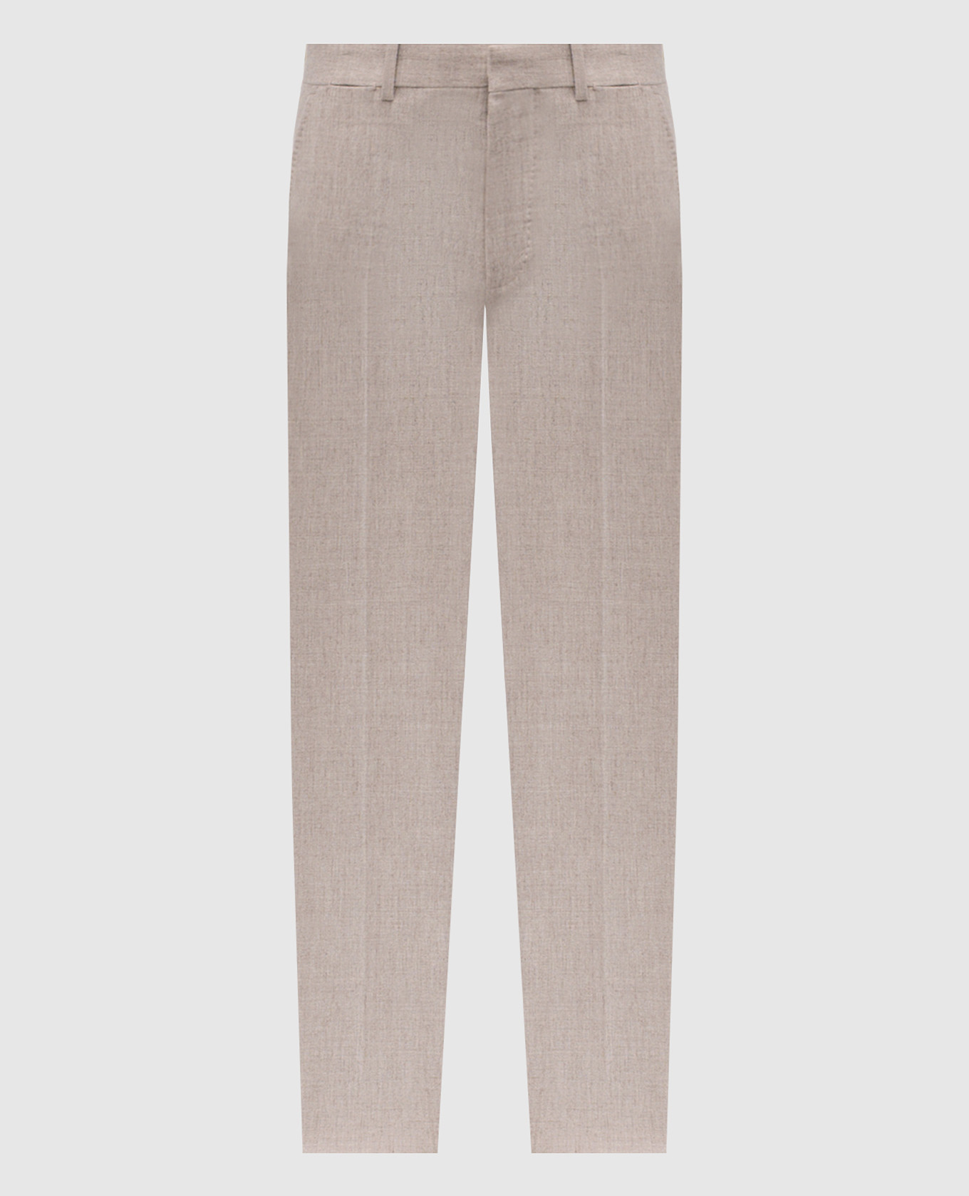 Beige wool and cashmere pants Agnona