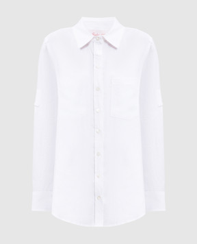 Babe Pay Pls White linen shirt 0D35020514