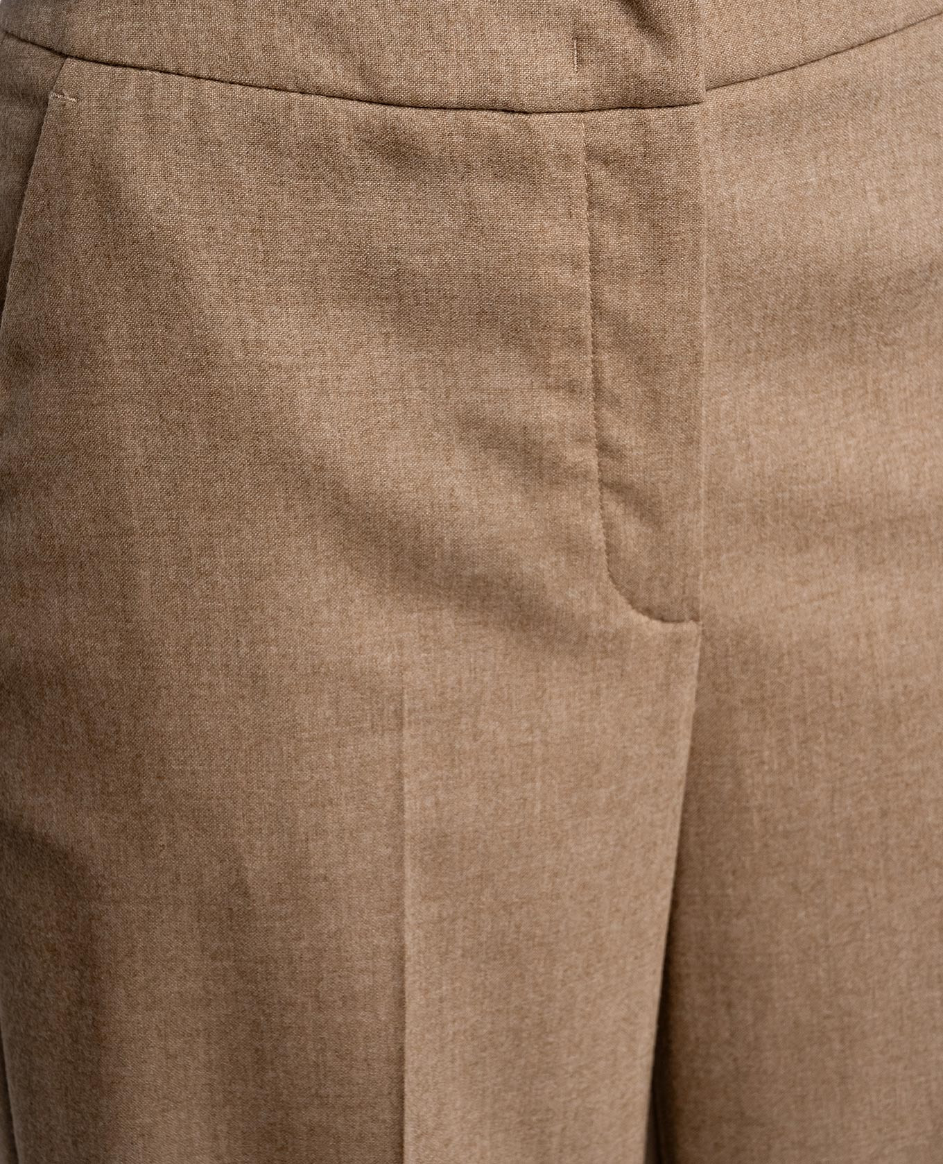 

Brown wool and cashmere pants Peserico