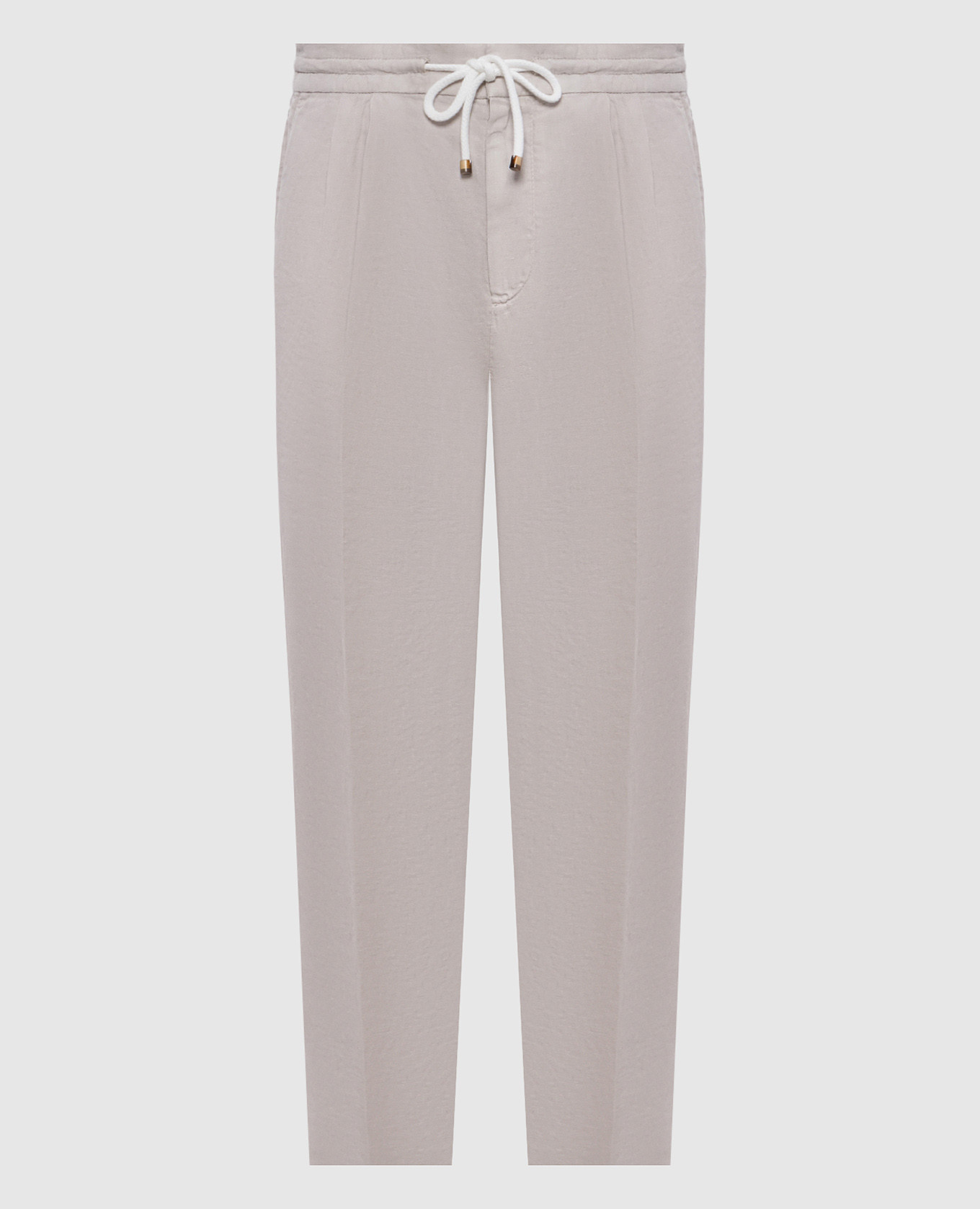 Gray linen pants Brunello Cucinelli