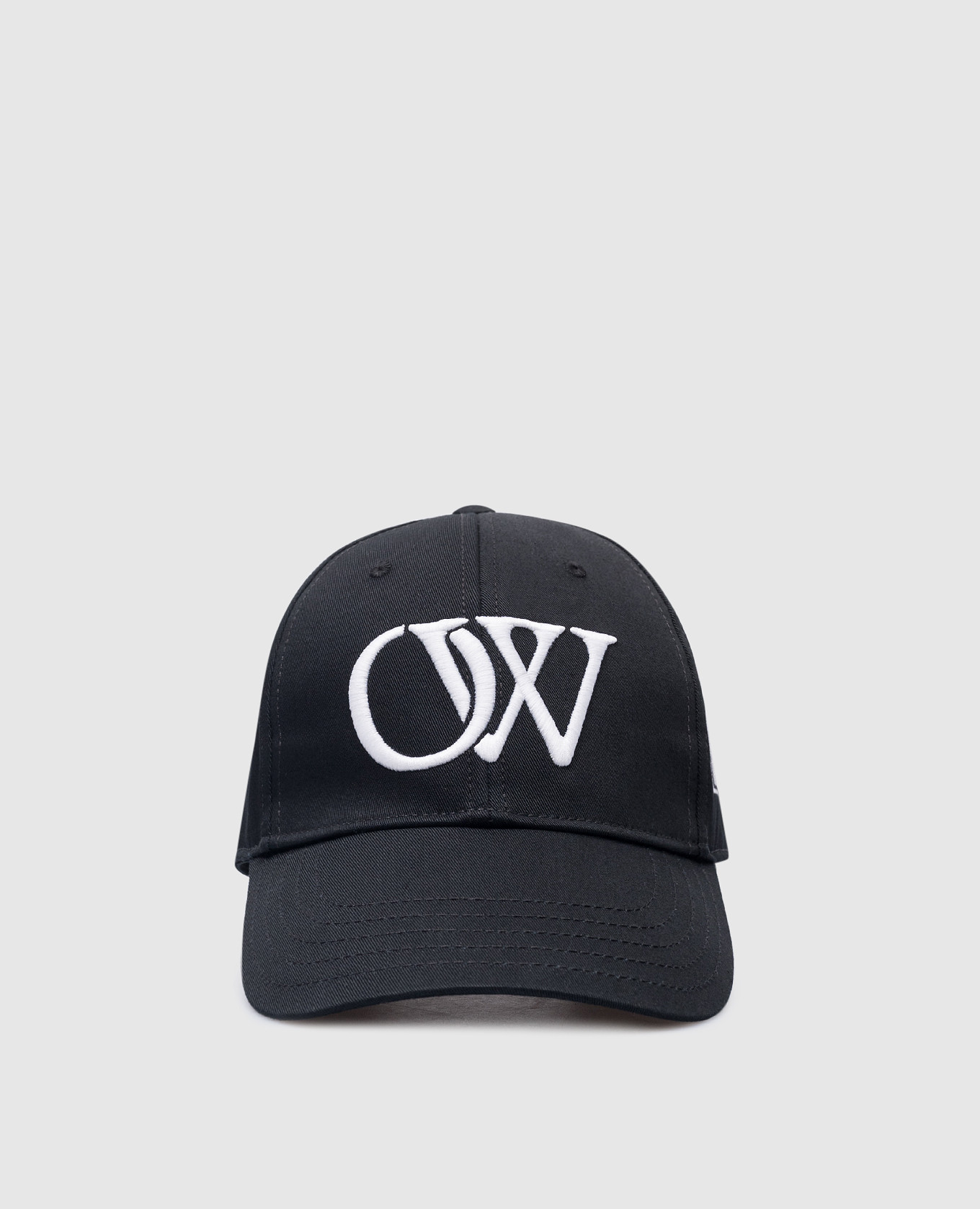 

Black cap with logo monogram Off-White, Черный
