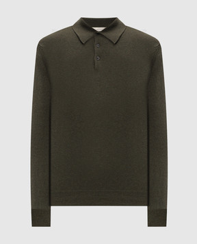 Cashmere&Whiskey Green cashmere polo shirt MU7811312341R3XL