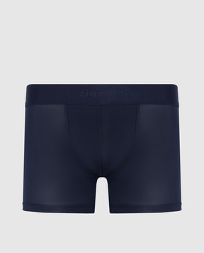 Zimmerli Blue boxer briefs with logo 7001343