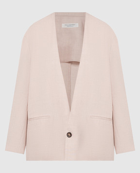 Philosophy di Lorenzo Serafini Pink jacket with linen A05082126