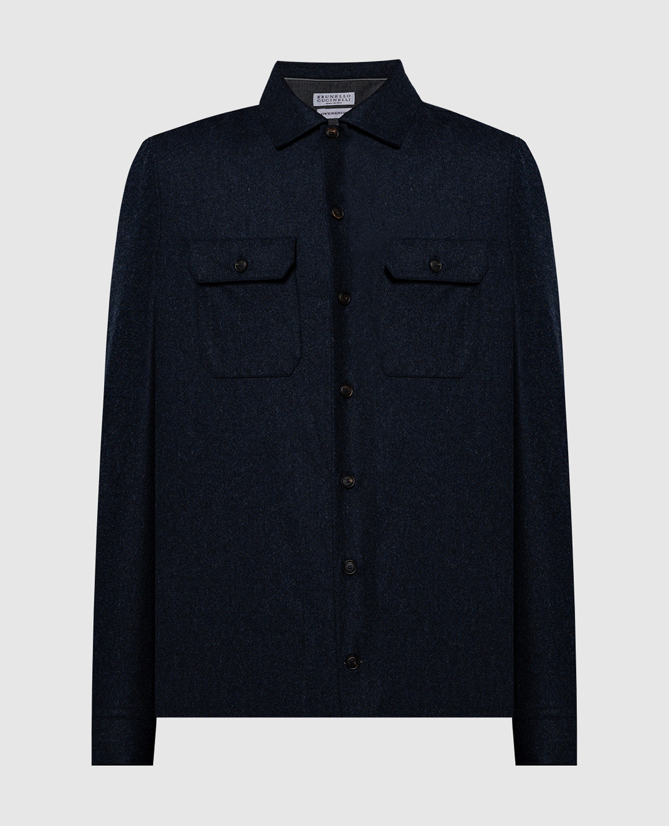 Blue shirt made of wool brunello cucinelli