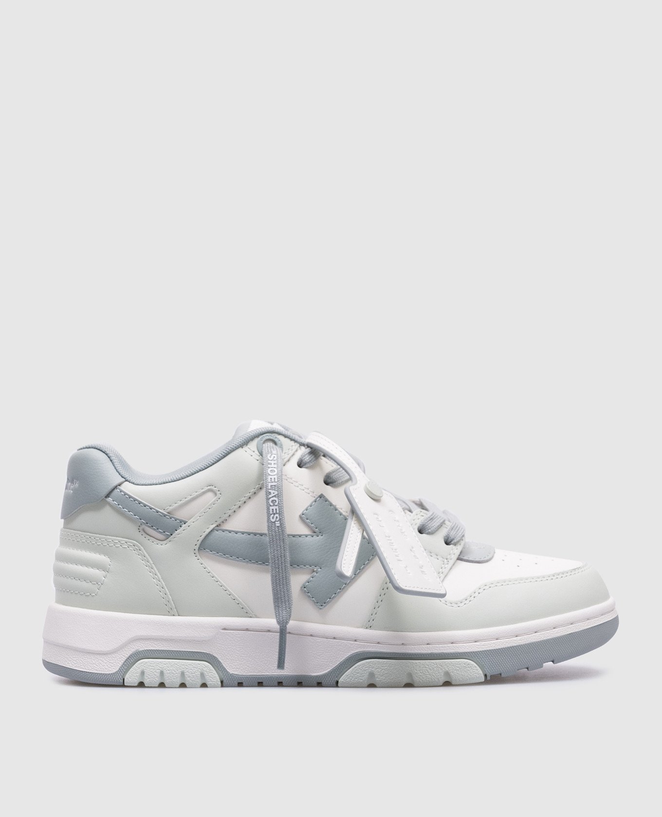 Off-White Out Of Office green leather sneakers…