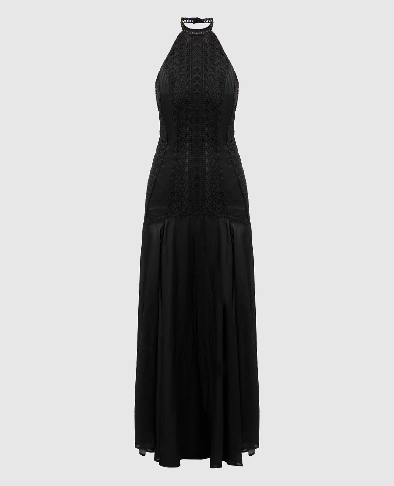 

Tarel black silk lace dress Charo Ruiz
