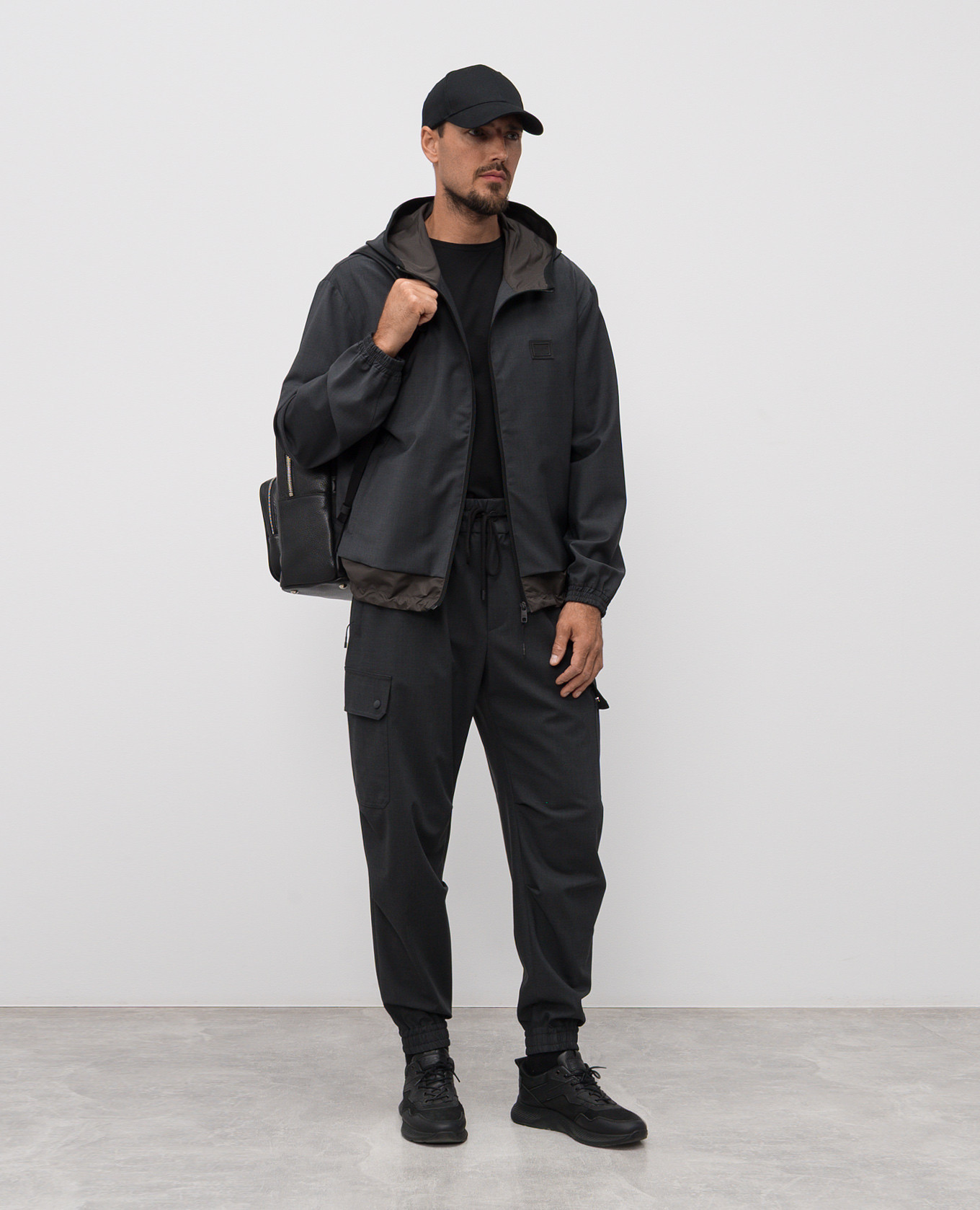 Grey wool joggers Dolce&Gabbana 2