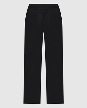 Gauchere Black pants made of wool P12403010575