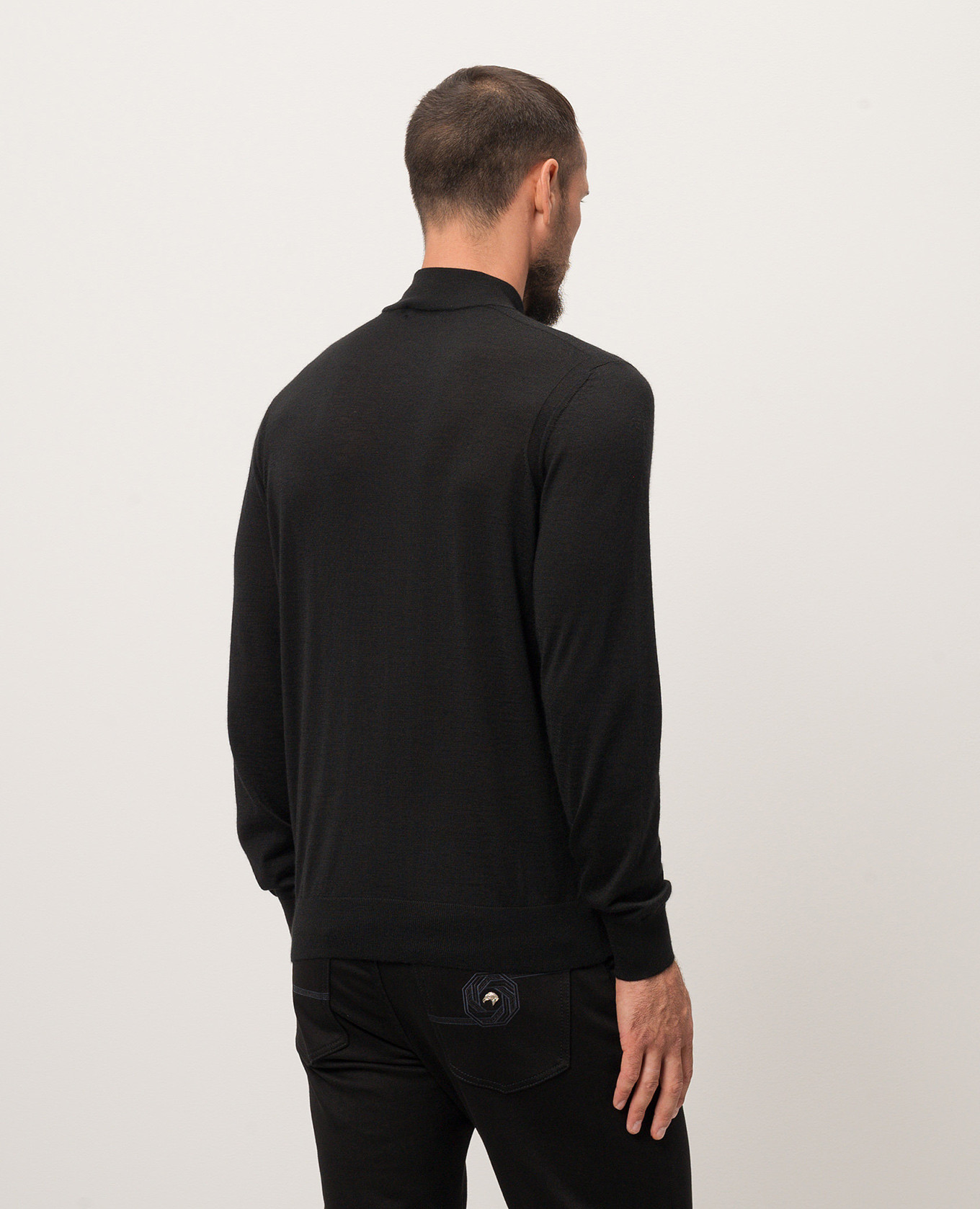 

Black cashmere and silk jumper Stefano Ricci