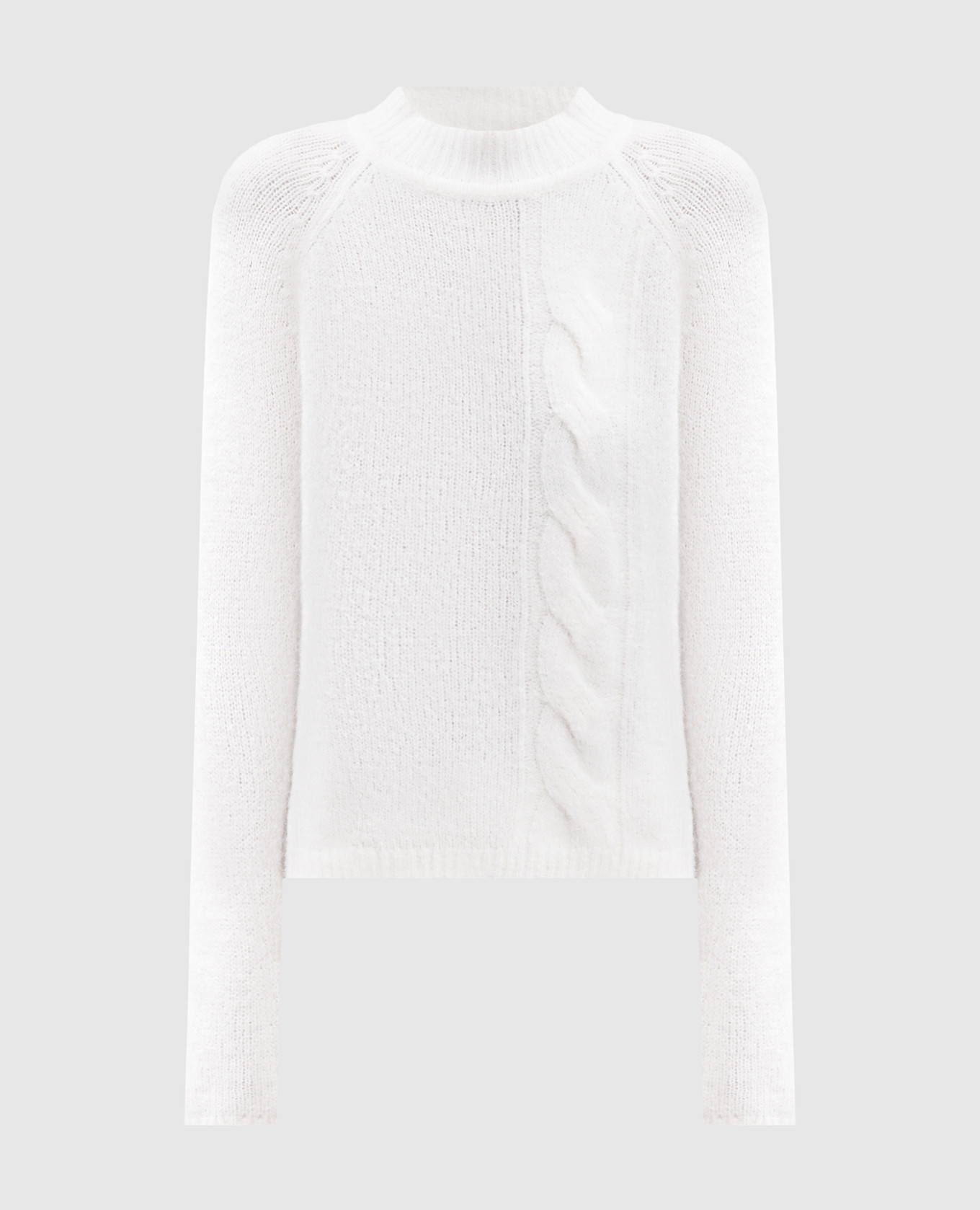 White sweater with wool Twinset