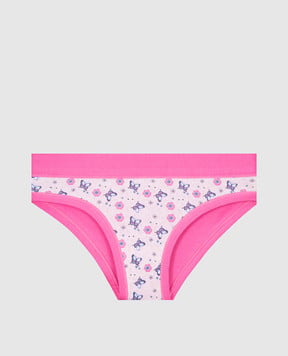 RiminiVeste Lovely pink baby panties with floral butterfly print B2792J