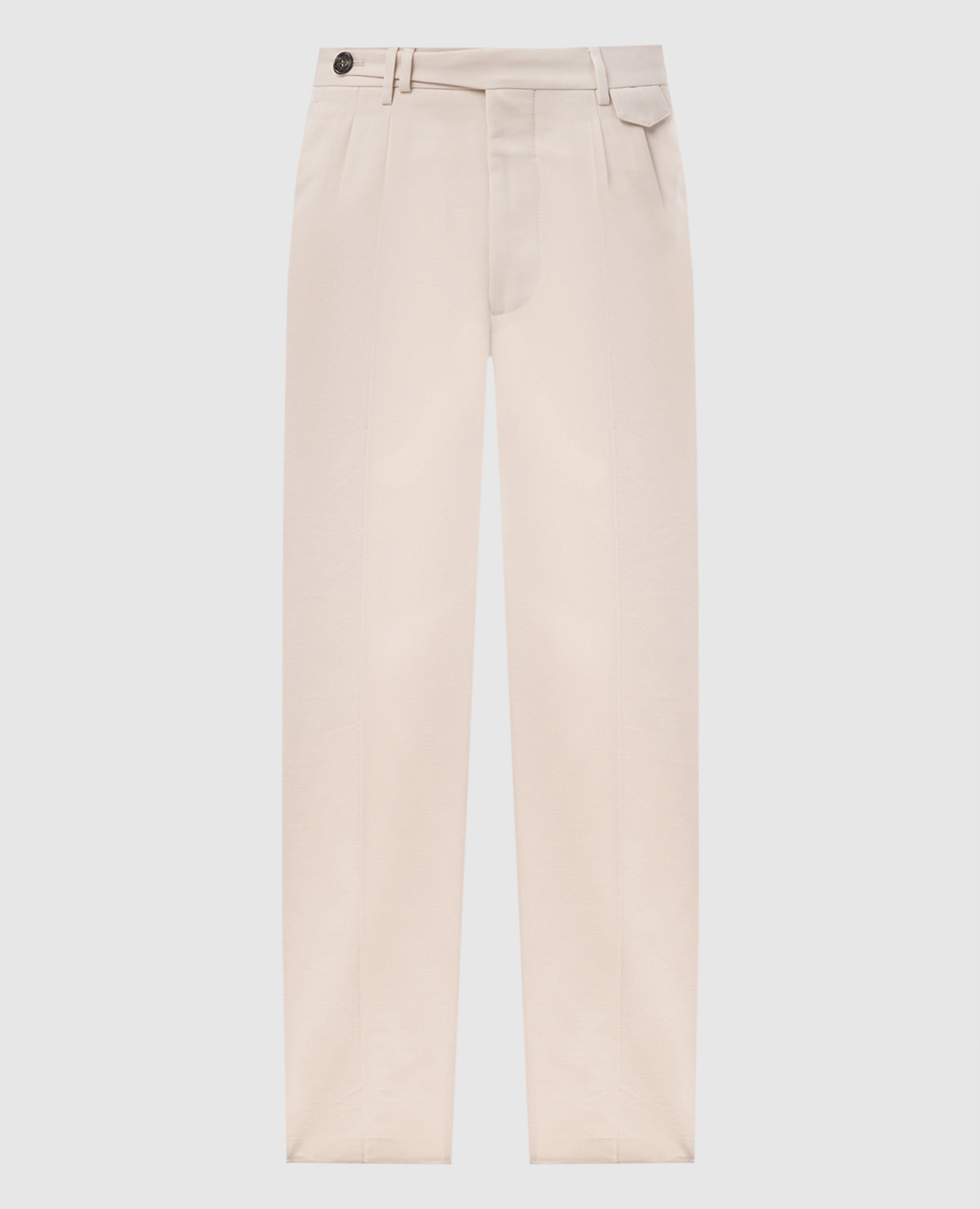 

Beige pants with wool Brunello Cucinelli