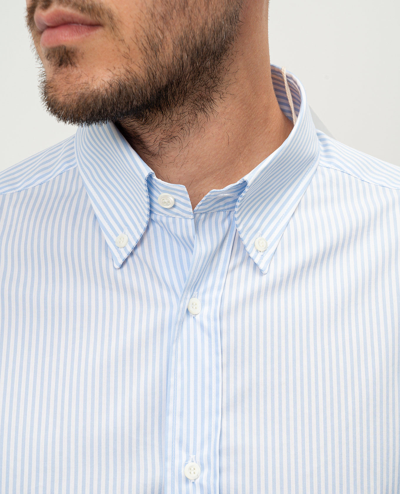 

Blue striped shirt Brunello Cucinelli, Light blue
