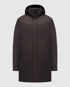 MooRER Gray down jacket VERMONT VERMONTADS