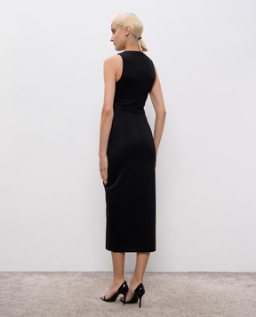 Vetements Black wool midi dress WH76TD400B