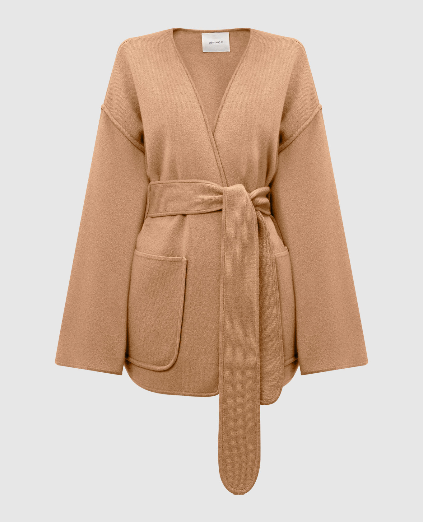 

Fiora cashmere cardigan in brown LISA YANG