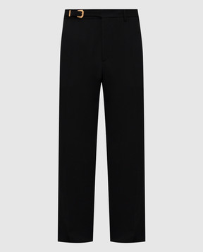 Versace Black pants with wool 10202221A14993
