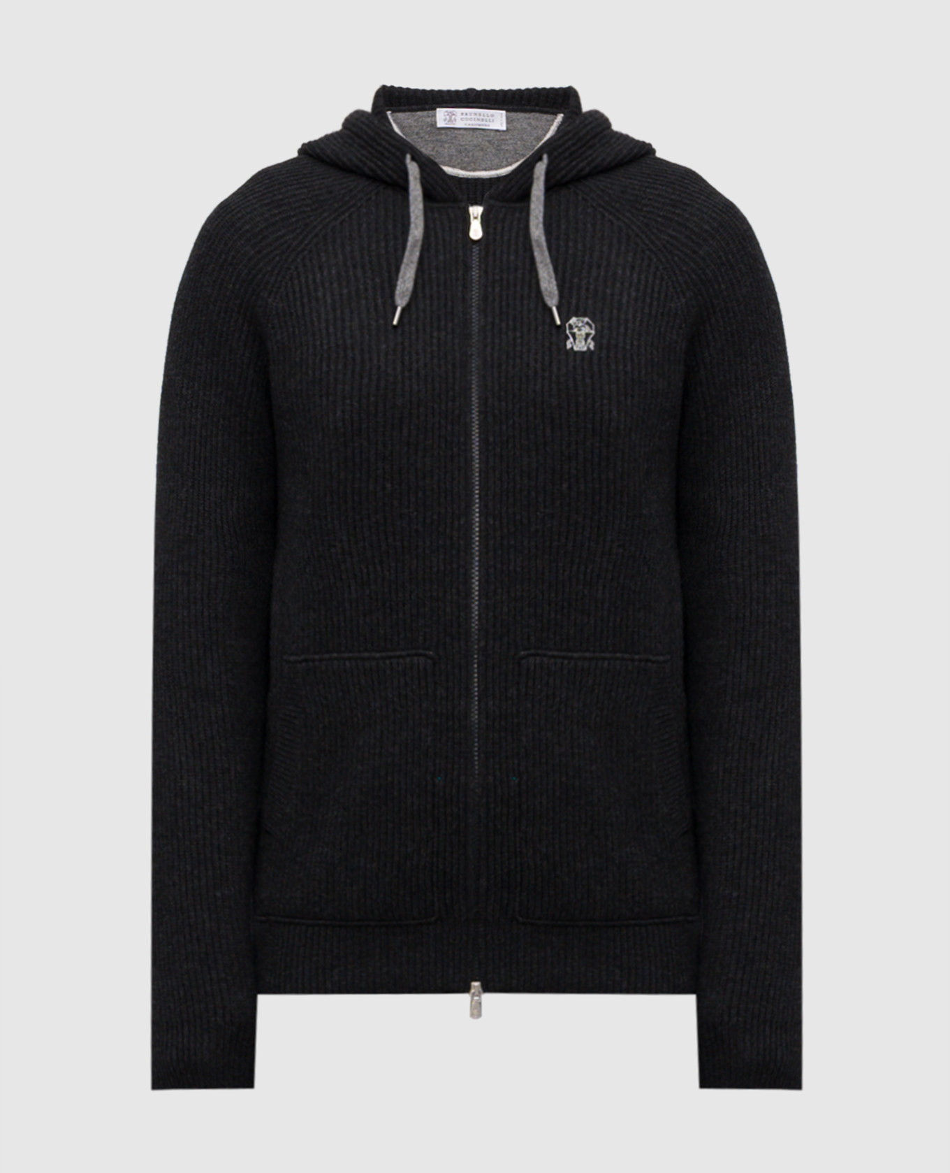 

Gray cashmere cardigan Brunello Cucinelli, Grey